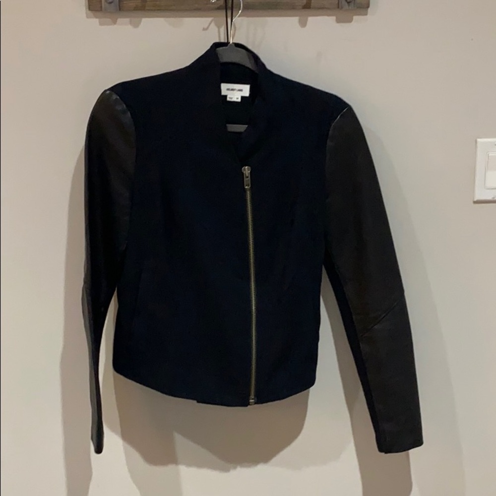 Helmut Lang Blazer with leather sleeves
